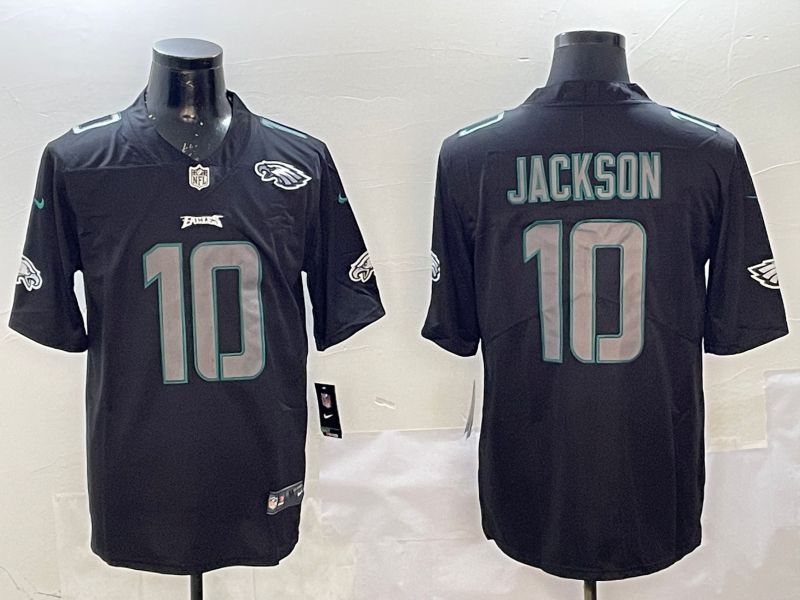 Men Philadelphia Eagles #10 Jackson 2025 Nike Fashion Impact Black Limited NFL Jersey style 5->philadelphia eagles->NFL Jersey